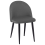Beliani Set of 2 Dining Chairs VISALIA Velvet Grey 7