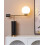 Beliani Table Lamp HONDO Stone Black 2