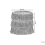 Beliani Pouffe NOIDA Cotton Beige 5