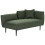 Beliani Right-Hand Chaise Longue CHEVANNES Boucle Dark Green 5