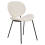 Beliani Set of 2 Dining Chairs LUANA Boucle White 5