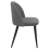 Beliani Set of 2 Dining Chairs VISALIA Velvet Grey 8