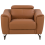 Beliani Armchair NARWIK Leather Brown 4