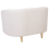 Beliani Armchair LOEN Fabric Light Beige 5