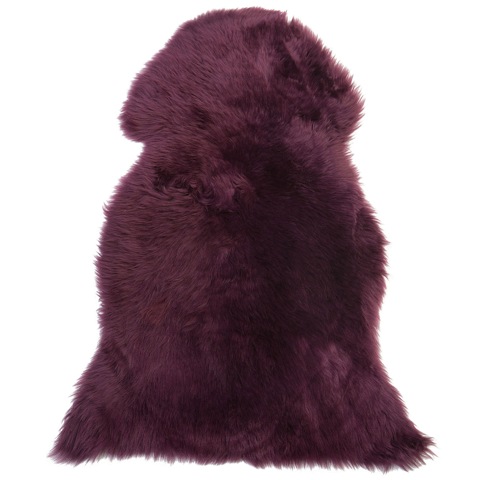 Sheepskin Rug ULURU Purple 65 x 110 cm
