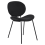 Beliani Set of 2 Dining Chairs LUANA Boucle Black 5