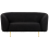 Beliani Sofa 2 Seater LOEN Boucle Black 2
