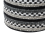 Beliani Pouffe GUNTUR Wool Black/ White 3