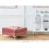 Beliani Ottoman EVJA Velvet Pink 2