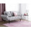 Beliani Sofa Bed 2 Seater BREKKE Fabric Light Grey 2