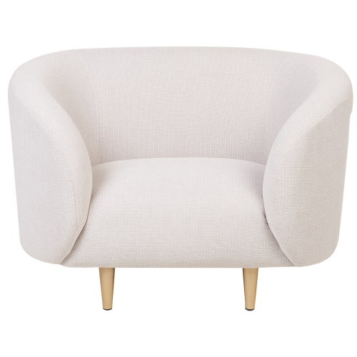 Beliani Armchair LOEN Fabric Light Beige 1