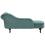 Beliani Right-Hand Chaise Longue NIMES Velvet Mint Green 8