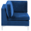 Beliani EVJA Corner Seat Navy Blue Velvet 2