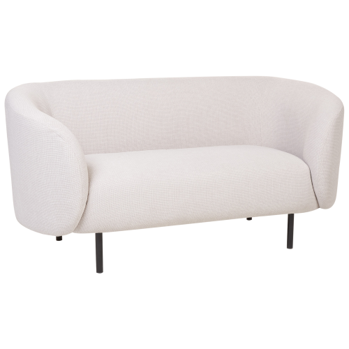 Beliani Sofa 2 Seater LOEN Fabric Light Beige 1