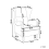 Beliani Wingback Chair ABSON Fabric Grey 3
