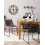 Beliani Set of 2 Dining Chairs BATAVIA Fabric Dark Grey 2
