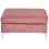 Beliani Ottoman EVJA Velvet Pink 4