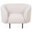 Beliani Armchair LOEN Fabric Light Beige 2