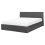 Beliani Ottoman Bed ORBEY Fabric Grey 160 x 200 cm (EU King Size) 4