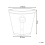 Beliani Plant Pot VARI 45 cm Grey 3