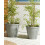 Beliani Plant Pot VARI 45 cm Grey 2
