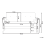 Beliani Sofa 2 Seater KALMAR Fabric Sea Blue 3