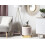 Beliani Pouffe SOPHIA Velvet Pink 2