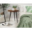 Beliani Side Table DETAH Teak Wood Dark Brown 3