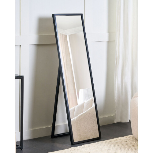 Beliani Standing Mirror TORCY 140 cm Black 1