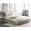 Beliani Ottoman Bed MOISSAC Fabric Light Grey 180 x 200 cm (EU Super King) 2