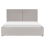 Beliani Ottoman Bed MOISSAC Fabric Light Grey 160 x 200 cm (EU King Size) 4