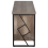 Beliani TV Stand FORRES Brown/ Black 6