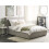 Beliani Ottoman Bed MOISSAC Fabric Light Grey 160 x 200 cm (EU King Size) 2