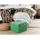 Beliani Pouffe DHADAR Jute Green 2