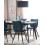 Beliani Set of 2 Dining Chairs LISLE Fabric Teal 2
