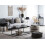 Beliani Sofa 2 Seater KALMAR Fabric Light Grey 2