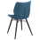 Beliani Set of 2 Dining Chairs LISLE Fabric Teal 4