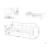 Beliani Sofa Bed 3 Seater VISNES Velvet Grey 4