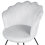 Beliani Armchair LOVELOCK Velvet Grey 5