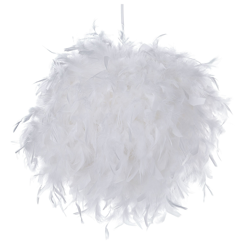 Pendant Lamp DRAVA Feathers White