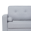 Beliani Sofa 2 Seater KALMAR Fabric Light Grey 8