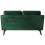 Beliani Sofa 2 Seater LOKKA Velvet Emerald Green 6