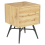Beliani Bedside Table LUBOCK Light Brown 4