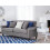 Beliani Sofa 3 Seater OTRA Fabric Light Grey 5