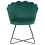 Beliani Armchair LOVELOCK Velvet Emerald Green 4