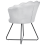 Beliani Armchair LOVELOCK Velvet Grey 6