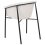 Beliani Set of 2 Dining Chairs AMES Fabric Light Beige 2