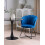 Beliani Armchair LOVELOCK Velvet Navy Blue 2