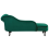 Beliani Right-Hand Chaise Longue NIMES Velvet Green 6