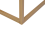 Beliani Coffee Table DELANO Marble/ Gold 8